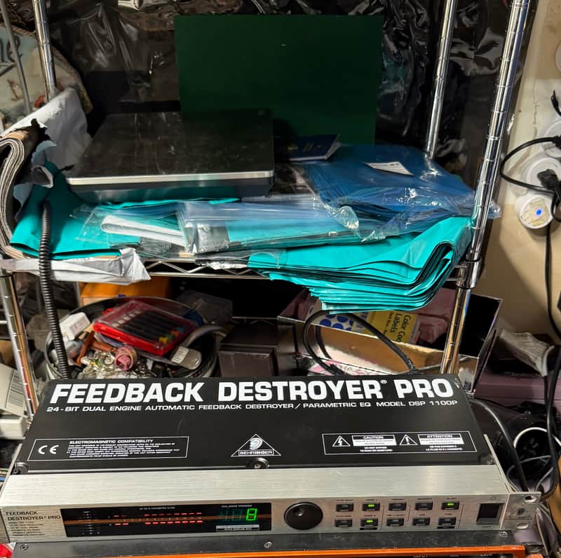 Behringer Feedback Destroyer Pro DSP1100P Rack Unit Tested Working image 1