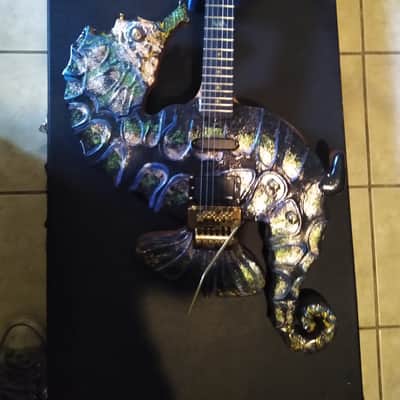 Juicy Guitars Sea Horse "New Jersey" 2021 Black Sparkling Gloss image 4
