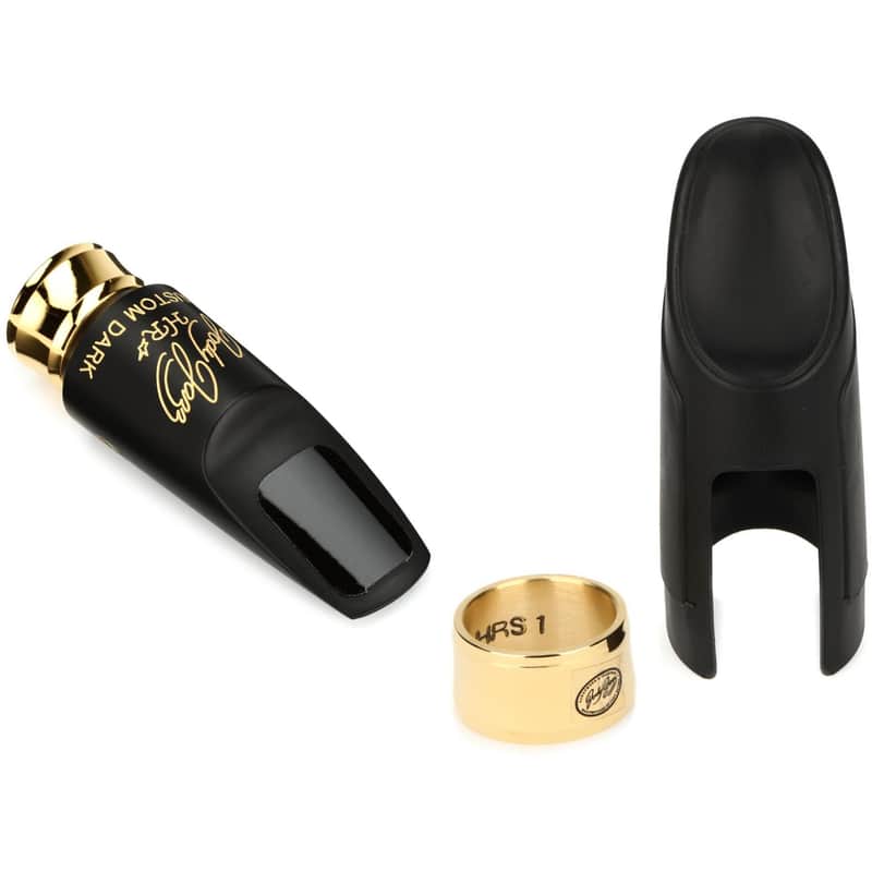 JodyJazz HR* Custom Dark Series Soprano Saxophone Mouthpiece with Ligature and Cap - 6 image 1