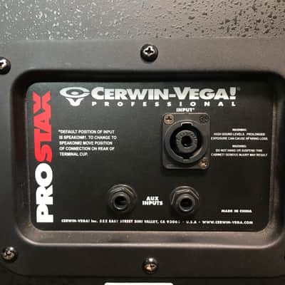Cerwin Vega Pro Stax 12 PA Speaker Pair (Clean) image 7