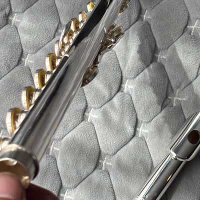 Gemeinhardt 3SHB Open-Hole Flute with Inline G, B-Foot 2010s - Silver-Plated image 6