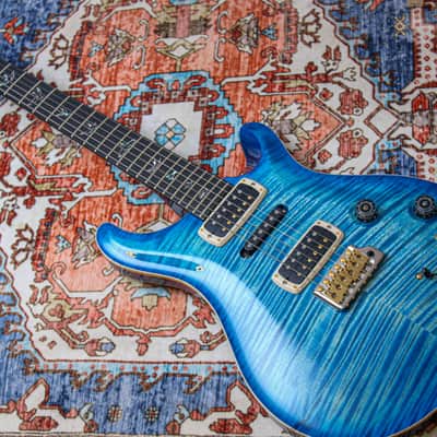 PRS USA Paul Reed Smith Modern Eagle V Wood Library "Faded Blue Burst + Ebony" (2025) image 5