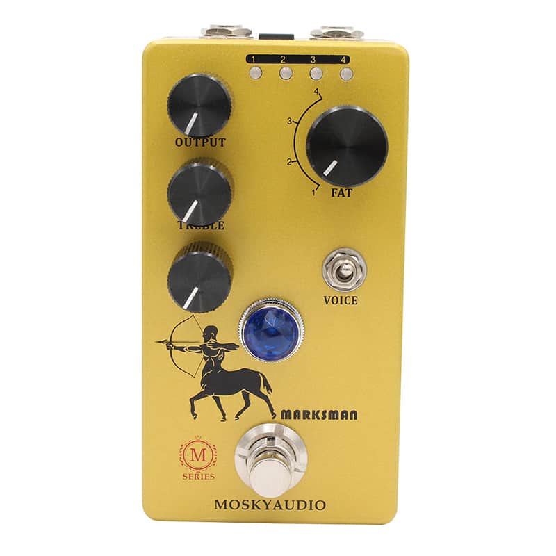 Overdrive/Preamp/Booster Guitar Effect Pedal 4 Clipping Mode Switch image 1