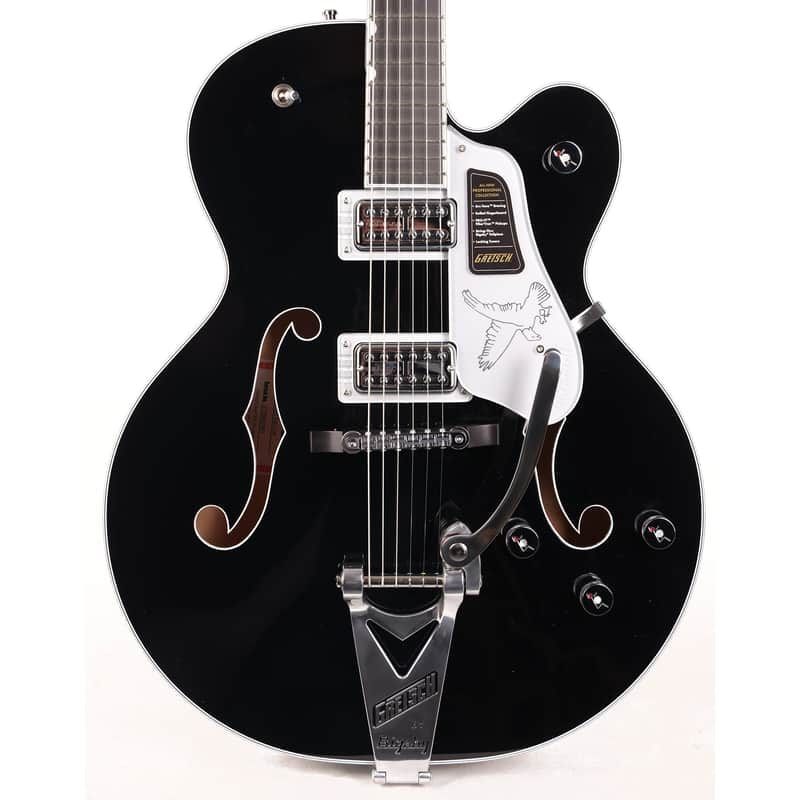 Gretsch Falcon Hollowbody with String-Thru Bigsby Black 2025 image 1