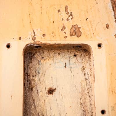 1956 Fender Stratocaster Vintage Guitar One-Piece Ash, Blonde w/ V Neck & Tweed Case image 18