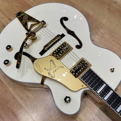 Gretsch G6136T-MGC Michael Guy Chislett Signature Falcon Hollow Body Guitar 2023 - Vintage White image 6