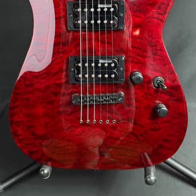 ESP LTD MH-200QM NT Electric Guitar See-Thru Black Cherry (441) image 2