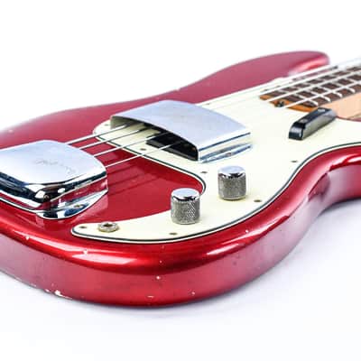 Fender Precision Bass Candy Apple Red 1965 image 14