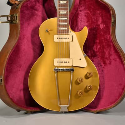 1952 Gibson Les Paul Goldtop Finish Trapeze Tailpiece Vintage Electric Guitar w/OHSC image 2