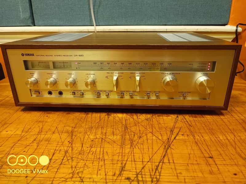 Yamaha CR 820 1979 - Silver + wood simulated image 1