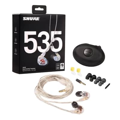 Shure SE535-CL Sound Iso Triple Driver Earphone - Clear image 5