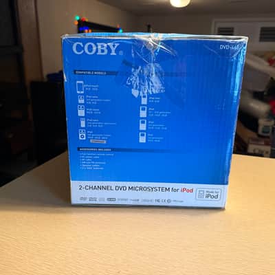 Coby DVD-468 2 Channel DVD Microsystem With iPod Dock Extremely Rare Brand New🔥 image 3