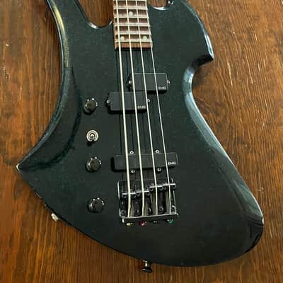 B.C. Rich Mockingbird Neck Through US made Bass Rare Scalloped 1987-1989 MIA image 1