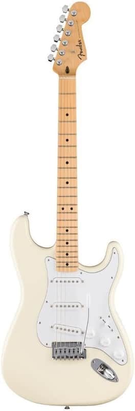 Fender Standard Stratocaster Electric Guitar - Olympic White image 1