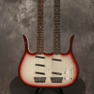 Jerry Jones Neptune Longhorn Doubleneck 6 string guitar and Bass 6 1990s image 2