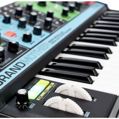 Moog Grandmother 32-Key Semi-Modular Analog Synthesizer 2018 - Present - Black / Multi-Colored Panel image 3