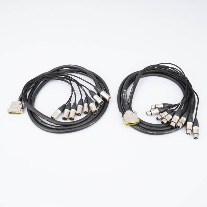 2 Vintage King 10' Jumperz Ziplines ZL8 8-Channel DB25-XLR Snake Cables #46360 image 1