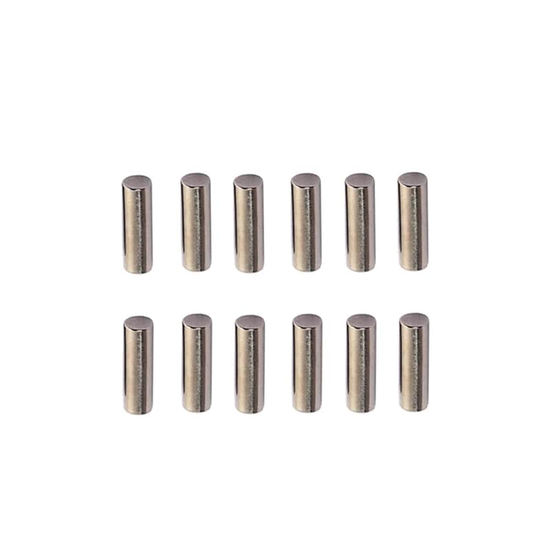 Brand New 60pcs Guitar Pole Slug Humbucker Pickup Rings Single Coil Pickup Covers Magnetic Guitar Pickup Transducer Bass Filtertron Alnico Pickup Magnets Guitar Equalizer Pickup Silver image 1