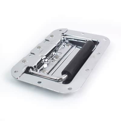 Heavy Duty metal handle and plate for Amplifier or Guitar Road Rack touring Case image 5