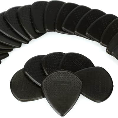 Dunlop 471R3C Max-Grip Jazz III Guitar Picks - Carbon Fiber Black (24-pack) image 1