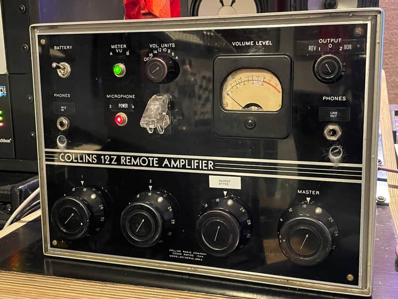 Fully hotrodded Collins 12Z preamplifier - the ultimate microphone preamp image 1