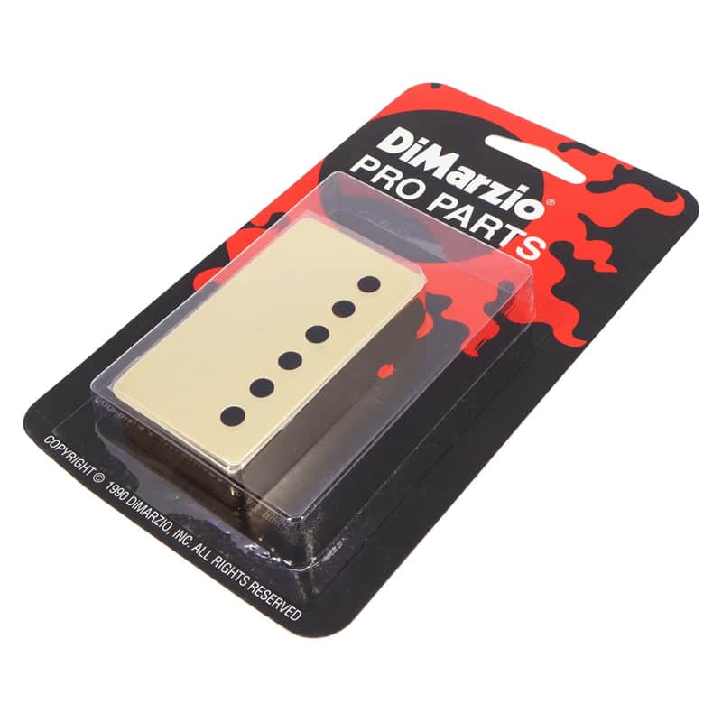 DiMarzio GG1601G Humbucker Cover, F-Spaced, Gold plated image 1