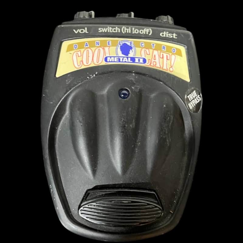 Danelectro Cool Cat Metal Distortion 2010s - Black X13188 image 1