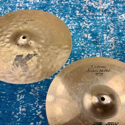 Don’t pay £557!! STEVE GADD 14” Zildjian K CUSTOM SESSION Hihats 993g 990g image 8