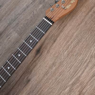 Big River “Moses” T-Style • Aged Fiesta Red Nitro • Roasted Maple/Rosewood Neck • A5 Vintage Style P/U’s image 8