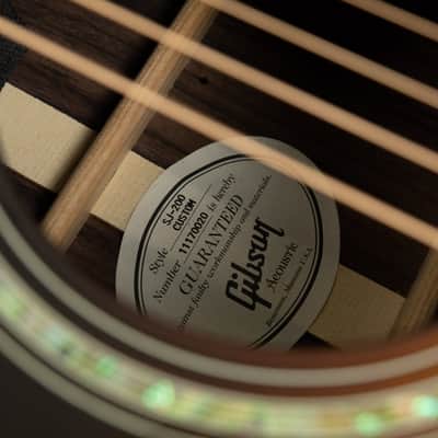 Immagine 2010 Gibson Custom SJ-200 Custom, Rosewood, Sunburst - 18