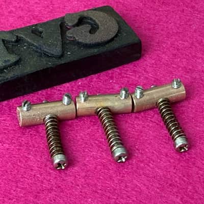 General Vintage Tone Soft brass Telecaster ®️compensated saddles Master of edad image 7