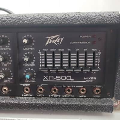 Peavey XR-500 Analog Amplified Mixer 1981 - Black image 4