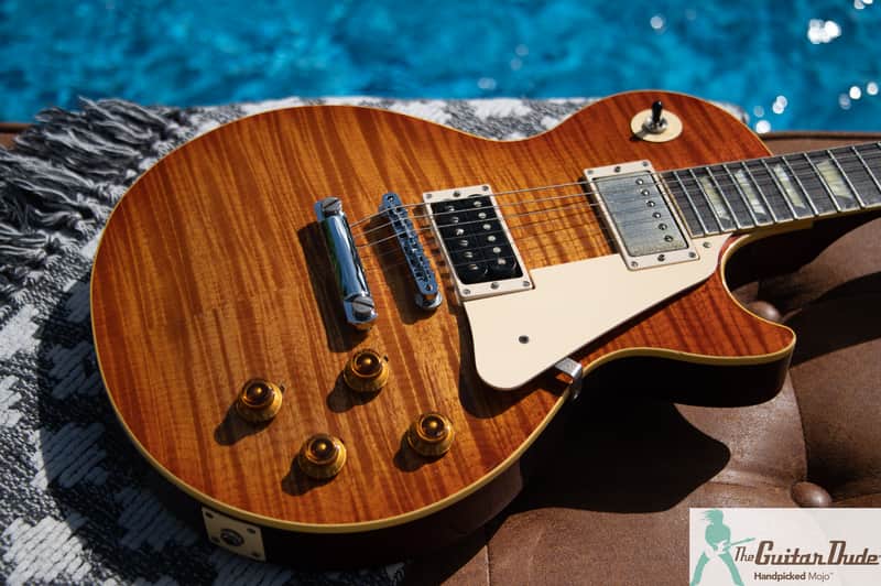 Orville LPS-80F Les Paul Standard Photo Flame | Reverb