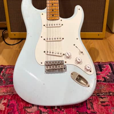 Stratocaster - “1956” replica Fender Custom Shop Body Sonic Blue Klein 56 epic replica pickups/ Fender vintage ‘56 RI AVRI neck image 1