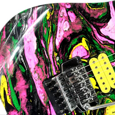 Custom Swirl Painted and Upgraded (MIK) Ibanez RG 270 Electric Guitar image 16