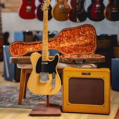 1952 Fender Telecaster Blonde & 1952 Fender Deluxe 5B3 Amplifier image 1