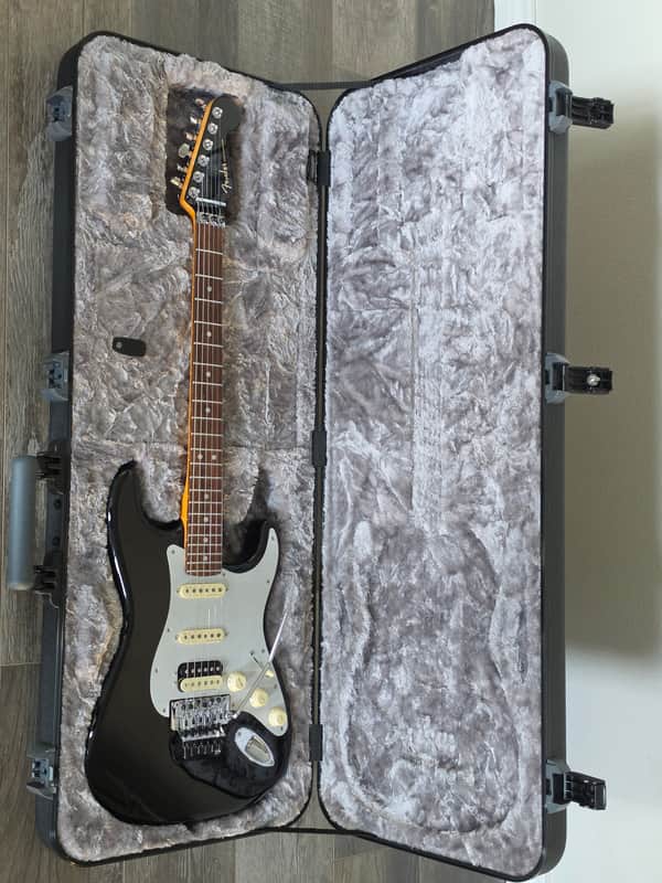 Fender American Ultra Luxe Stratocaster Floyd Rose HSS | Reverb