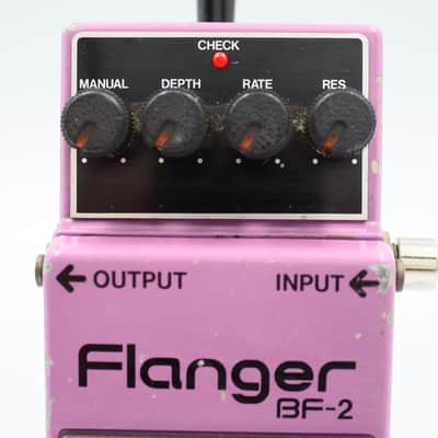 Boss BF-2 Flanger 1983 Made In Japan ACA Vintage Guitar Effect Pedal 290300 image 3