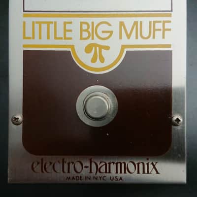 1970s - Op-Amp - Vintage Electro-Harmonix Little Big Muff 1970s - Silver/Brown/Yellow image 11
