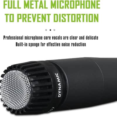 Dynamic Vocal Classic Style Microphone Audio Instrument Classic Professional Dynamic Cardioid Unidirectional - for Instruments, Drums, Percussion, Vocals(not Include Cable) image 4