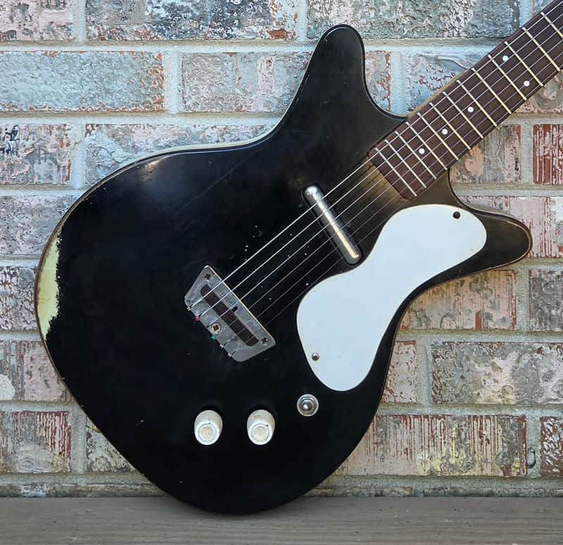 Vintage 1960 Danelectro DC-1 Standard Shorthorn Electric Guitar w/ Fender Gig Bag! image 1