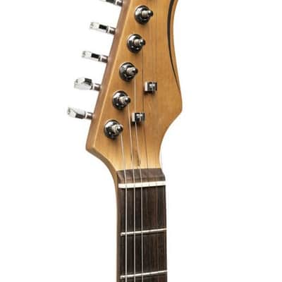 Stagg "T" Series Standard Electric Guitar, Gloss Black, Made in Korea image 3