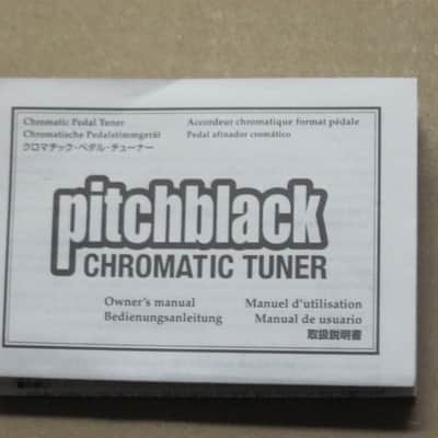 generally clean (has a couple imperfections) Korg EMPTY Box & original Owner's Manual for PB-01 Pitchblack Chromatic Pedal Tuner (Limited Ed Brushed Nickel PB-01-BN) NO pedal, mid 2016, BOX + Manual ONLY for Pitchblack BN Pedal Tuner image 22