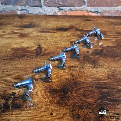 Economy 10mm 6-in-Line Tuners (Chrome) image 2
