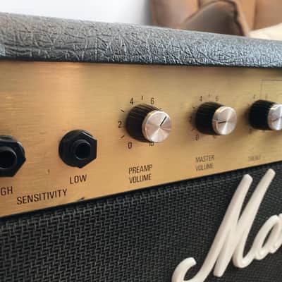 Marshall JCM 800 Lead Series Model 4010 50-Watt Master Volume 1x12 Combo 1980s - Black image 5