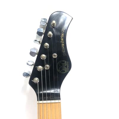Vintage MIK Hondo H760B Black & White '80s Deluxe Series 760 image 4