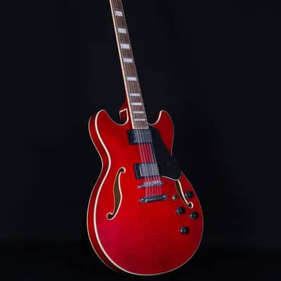 Ibanez AS7312 12-String Electric, Transparent Cherry Red image 8