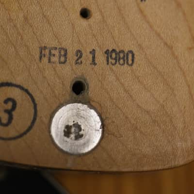 1980 Fender Era LEFTY Music Man Stingray electric bass guitar all original STRING THROUGH BODY + HSC image 15