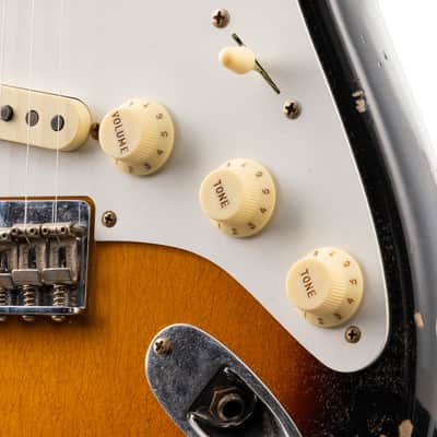 Fender Custom Shop Tropo Stratocaster Hardtail Heavy Relic - Super Faded 2 Tone Sunburst (026) image 7