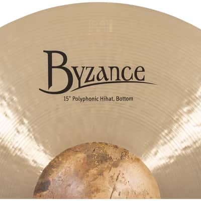 Meinl BYZANCE TRADITIONAL 15" POLYPHONIC HIHAT - B15POH image 8